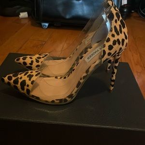 Leopard print heels